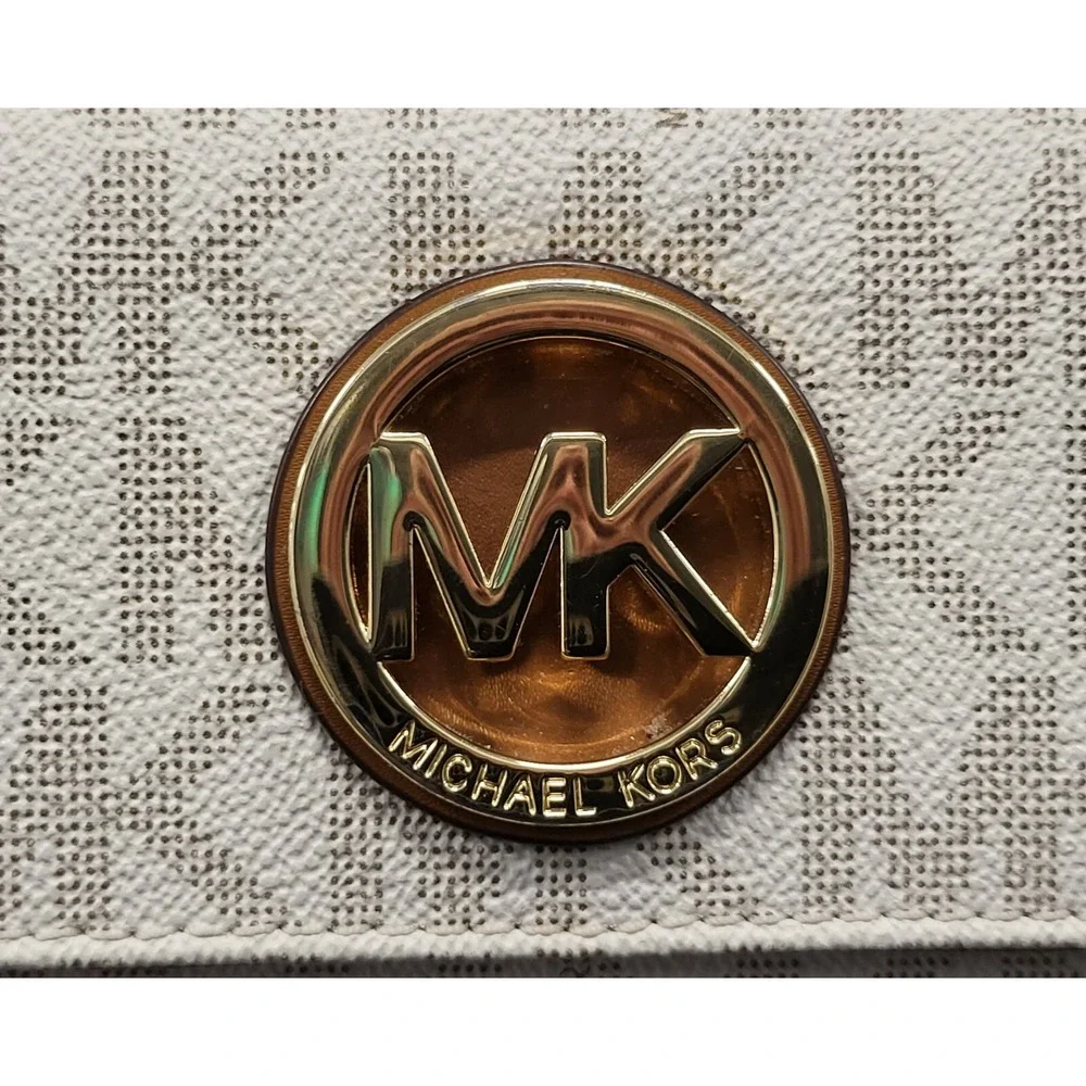 Michael Kors - Fulton White‎ Leather Wallet